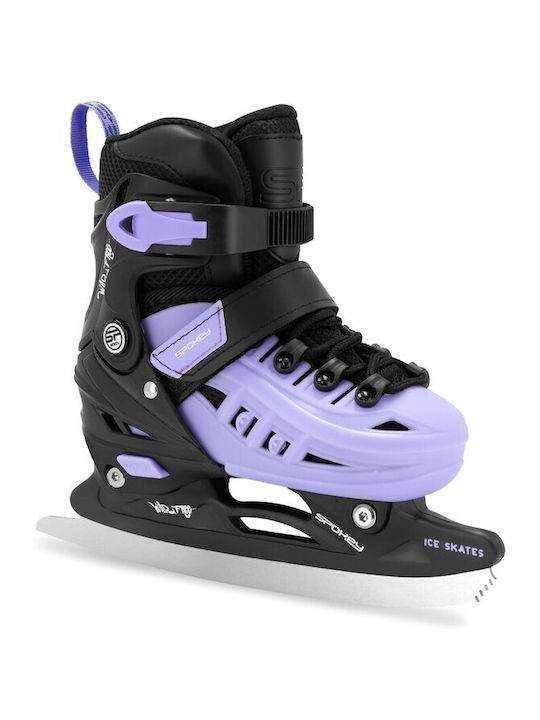 Spokey 4in1 Adult Adjustable Inline Rollers Black
