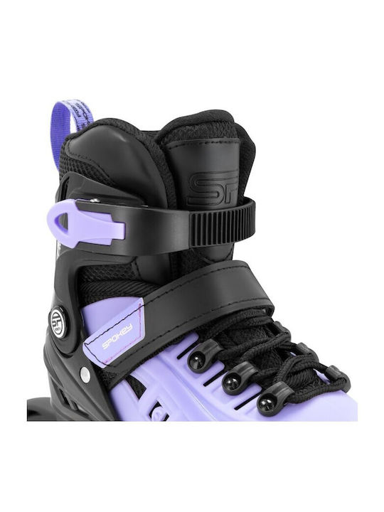Spokey 4in1 Adult Adjustable Inline Rollers Black