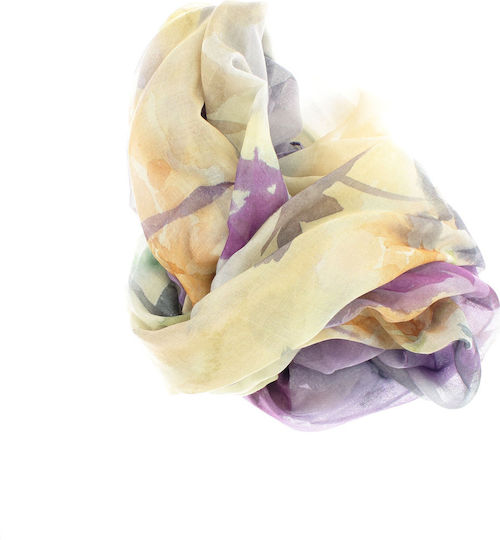 Eșarfă De Damă 30% Vascoză 70% Poliester ButicCochet 68x180 Cm Multicolor Es3314