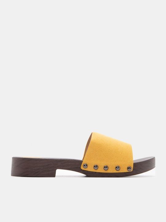 Women's Flat Sandals Yellow