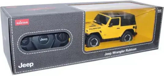Rastar Wrangler Rubicon RC Car 2WD Yellow