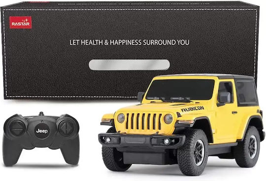 Rastar Wrangler Rubicon RC Car 2WD Yellow