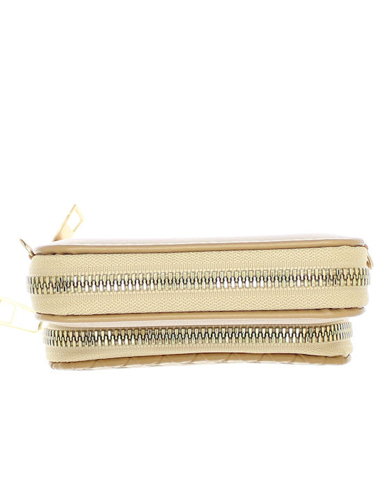 Large Leather Women's Wallet Brown