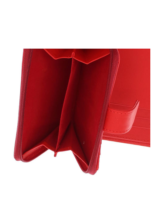 Small Leather Women's Wallet Red