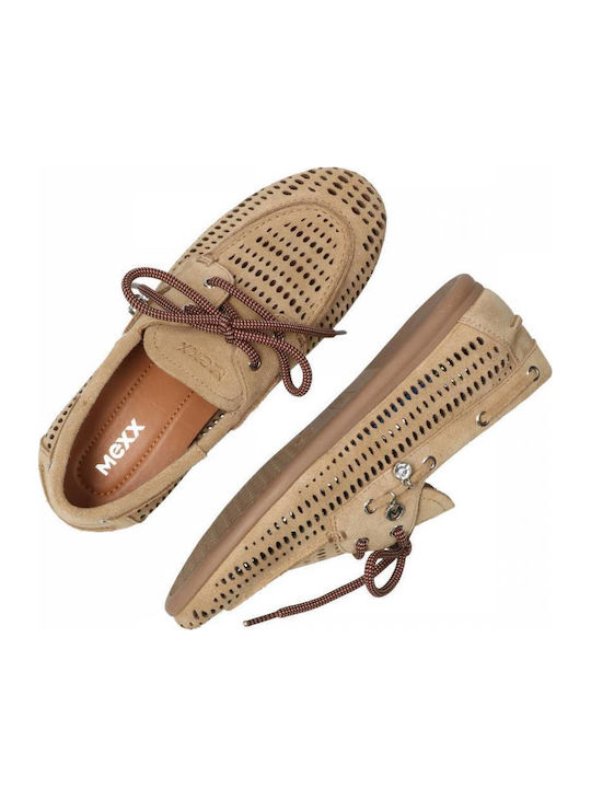 Damen Mokassins in Beige Farbe