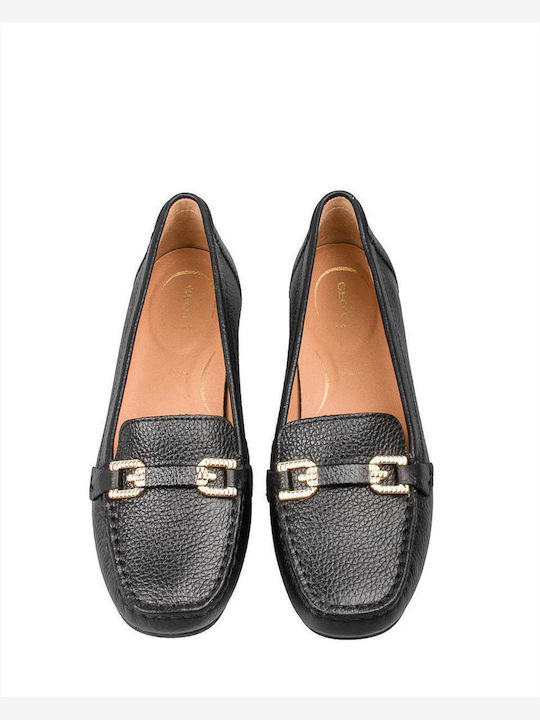 Annytah Moc Γυναικεία Loafers σε Μαύρο Χρώμα