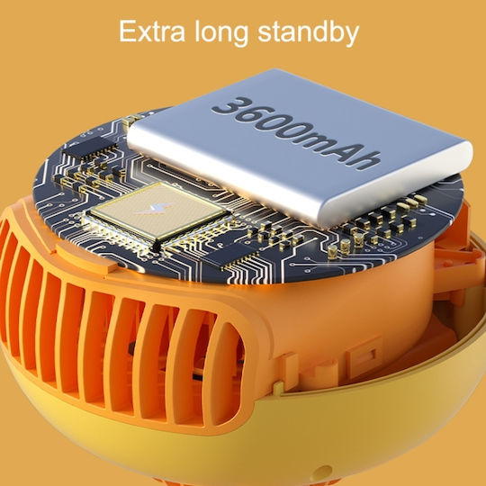 Wt-e20 Вентилатор Чанта За Ръка USB Електрически Без Перки Бял