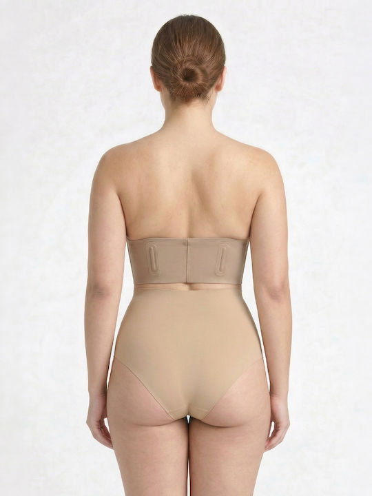 The Lady Затягане Slip Без Шевове Бежов