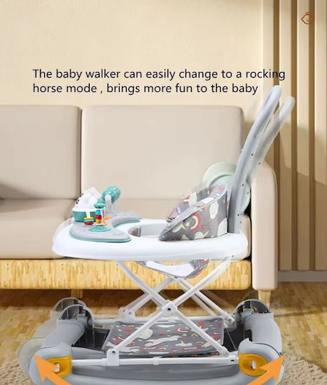 Little Mom Baby Walker with Music for 6+ Months Red