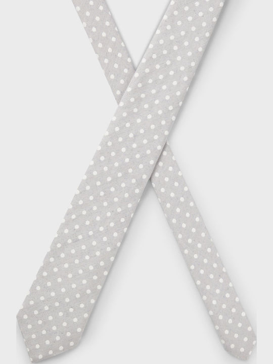 Boss Men's Silk Tie Printed in Gray Colour