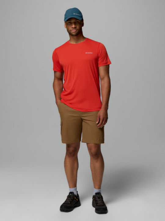 Columbia Tricou Cu Mânecă Scurtă Roșu