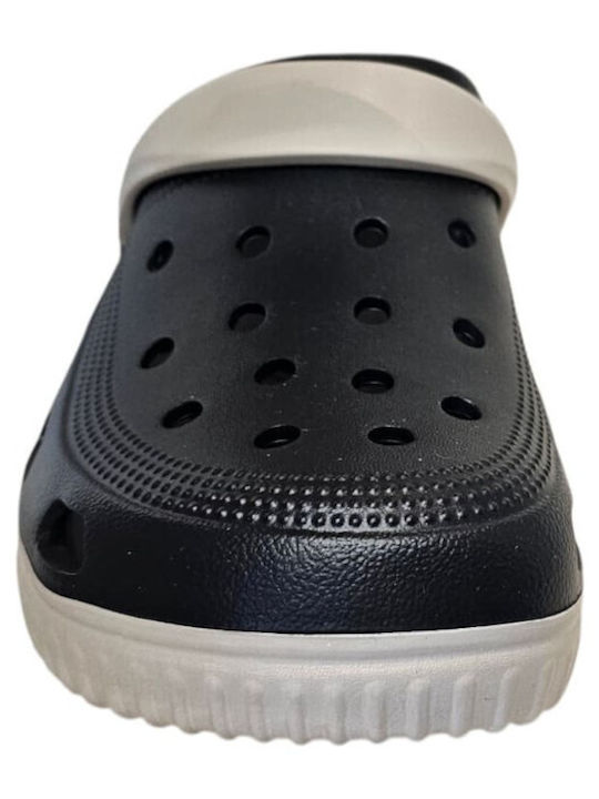 Jomix Men's Black Clogs MEG250765-1-MAVRO