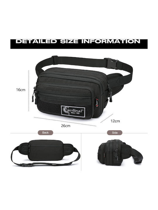Herren Gürteltasche Schwarz
