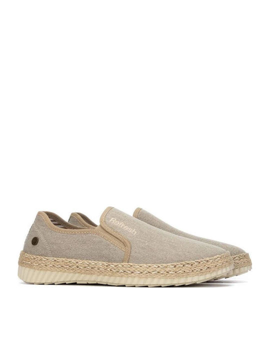 Πάνινα Ανδρικά Slip-On Μπεζ