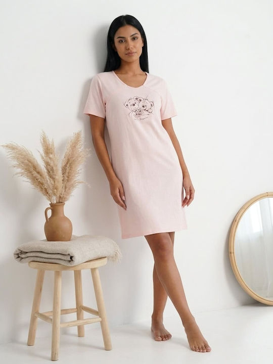 Maternity Nightgown Pink