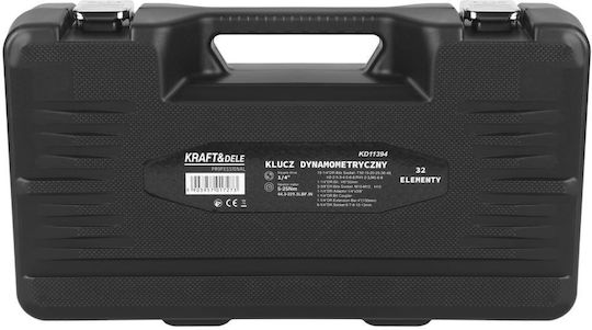 Комплект Динамометрични Ключове С Битове Kraft&dele Kd11394 5-25 Nm 32 Части