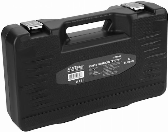 Комплект Динамометрични Ключове С Битове Kraft&dele Kd11394 5-25 Nm 32 Части