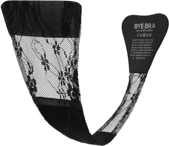 Bye-bra Klebe-String Mit Spitze Schwarz Einheitsgröße