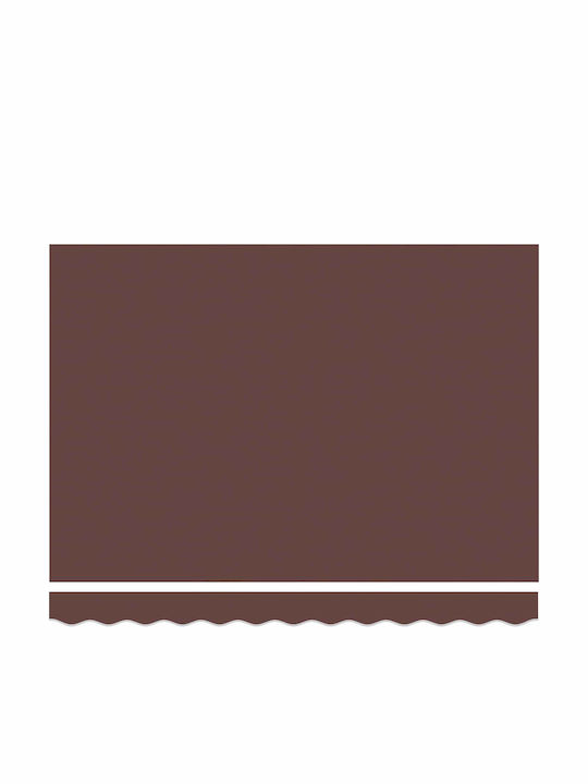 vidaXL Terrace Tent with LEDs Brown 3.5x2.5m