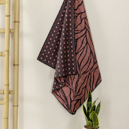 Nima Πετσέτα Microfiber Σώματος Ροζ 160x80εκ.
