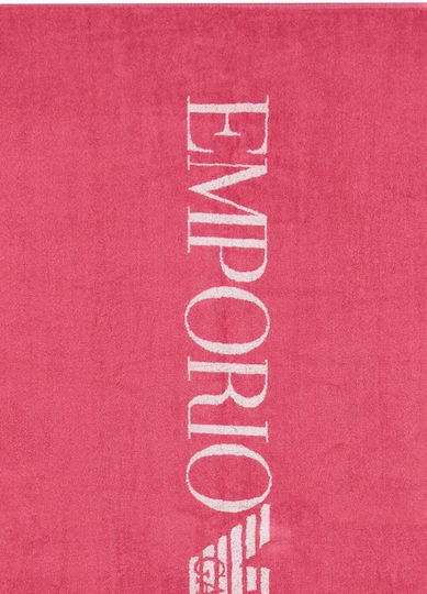 Emporio Armani Beach Towel Pink