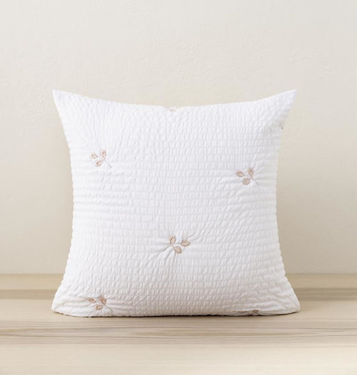 Nima Σετ Κουβερλί Υπέρδιπλο Microfiber White-pink 220x240cm