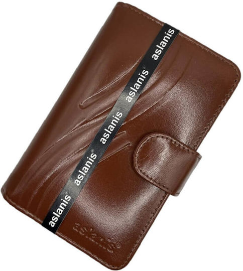 Aslanis 6-7552 Agendă De Piele Organizator A7 Tabac 2026