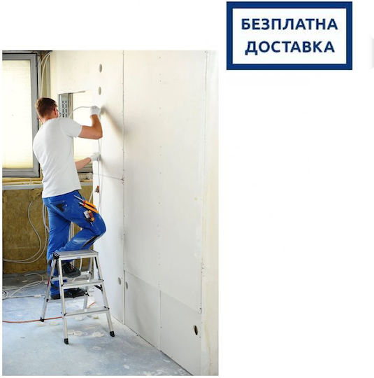 Scară Dublă Față-verso Din Aluminiu Krause Doplo 2x3 2.45 M