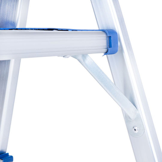 Aluminium Haushalts-Stehleiter Geko G02415 2 + 1 150 Kg