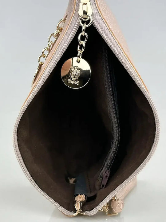Women's Medium Toiletry Bag Fragola Pc014 F Pink Natural