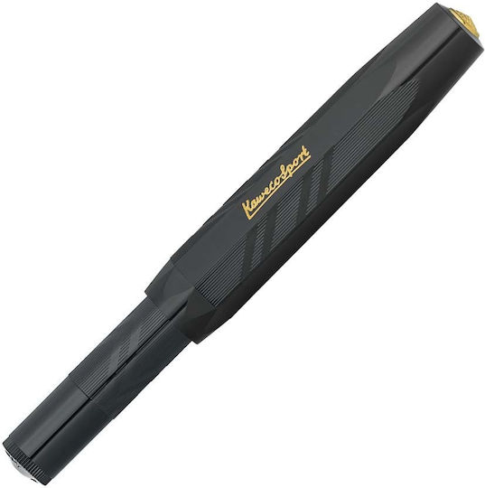 Kaweco Classic Sport Fountain Pen Extra Fine Black Made of Plastic with Black Ink