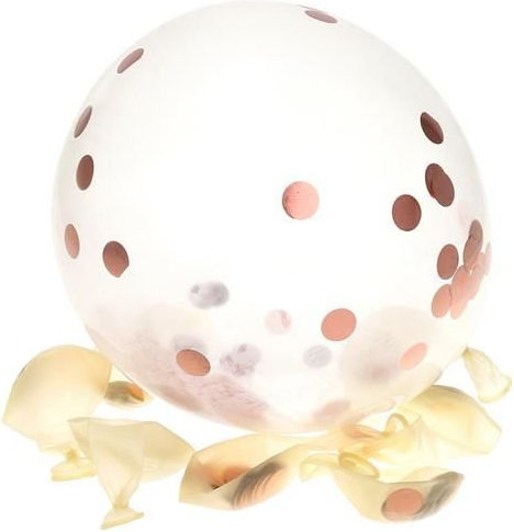 Zusammensetzung mit 36 Luftballons Briefe Rose Gold