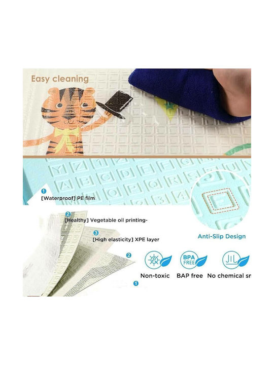 Bebe Stars Activity Mat Stars Multicolour 200x180cm Thickness 10mm