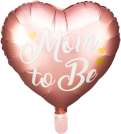 Μπαλόνι Καρδιά Foil Ροζ Mom to Be 35εκ.