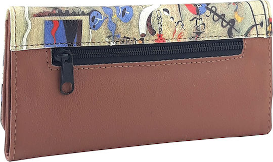 Pera Tobacco Pouch Made of Artificial Leather Handmade with Magnetic Closure POUCH Brown