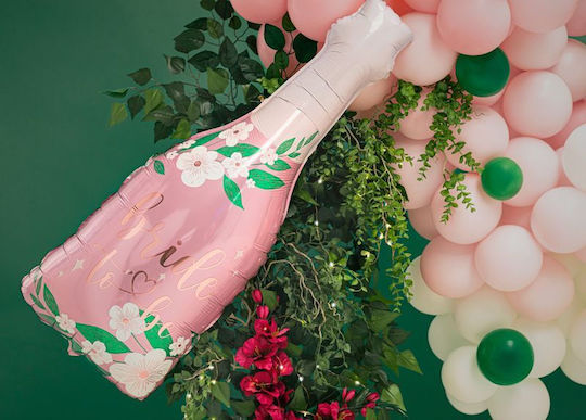 Balloon Foil Jumbo Multicolour Champagne "Bride to Be" 108.5cm