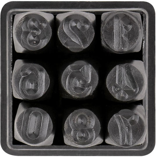 JBM 52882 Stamped Letters Hand Tool Set 9pcs