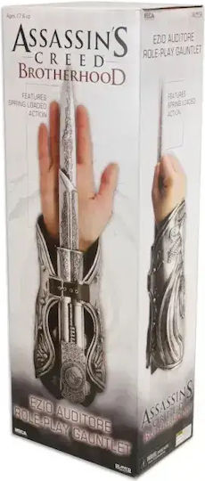 Neca Assassin's Creed: Assassin's Creed 2 - Ръкавицата Скрита Кинжал На Ецио Реплика В Мащаб 1:1