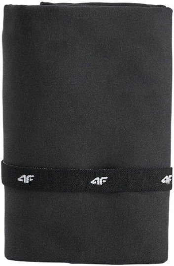 4F Microfiber Towel Face Black 90x65cm