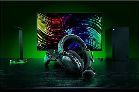 Razer BlackShark V3 Pro Wireless Over Ear Gaming Headset with Bluetooth / USB Connectivity Black/Green for PC / XBOX
