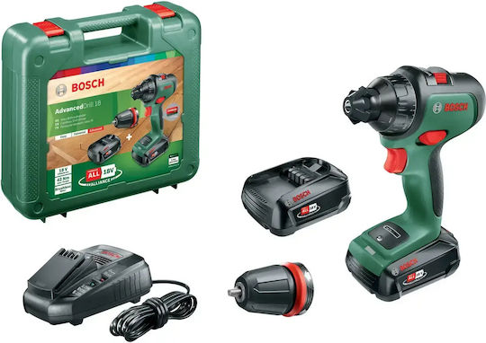 Bosch Advanced Drill 18 Brushless Power Drill Driver Battery Brushless 18V 2x2.5Ah