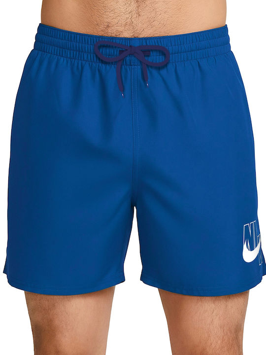 Volley Herren-Bademode Kurze Hosen Blau mit Mustern