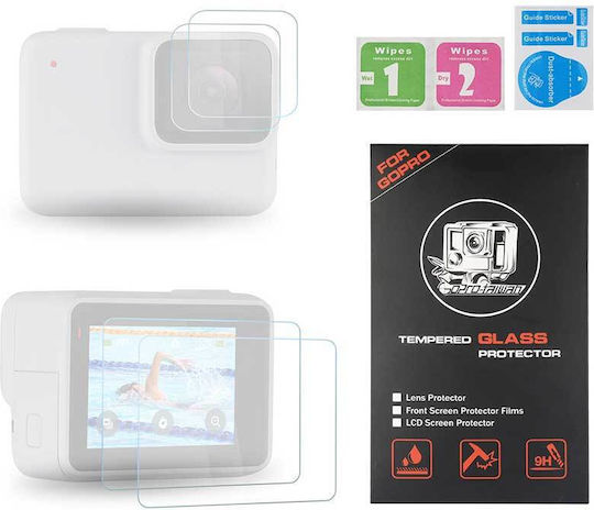 Glass Protector Gopro Hero 7 White Silver Screen Lens