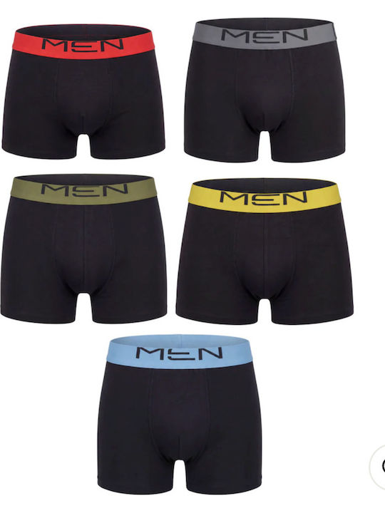 Uomo Μποξεράκια 5Pack Μαύρα