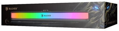 Sades Posevolt Ασύρματα Ηχεία Υπολογιστή 2.0 με RGB Φωτισμό και Bluetooth Ισχύος 10W Μαύρα