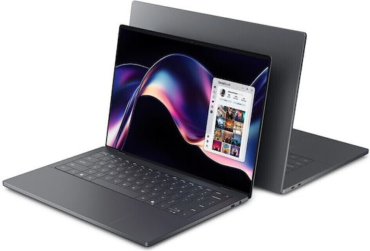 Dell XPS 16 DA16260 16" OLED Ecran Tactil 120Hz (Ultra X7-358H/32GB/2TB SSD/W11 Pro) Grafit (Tastatură International English)