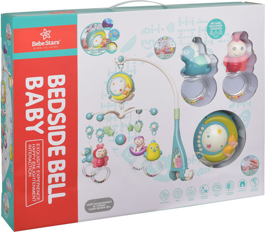 Bebe Stars Mobile for Cot with Music for 0++ Months