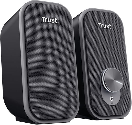 Trust 25670 Ηχεία Υπολογιστή 2.0 με Ισχύ 6W Μαύρα