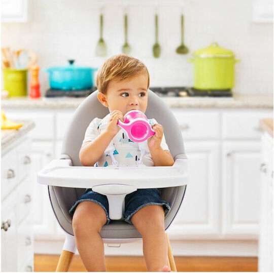 Munchkin Gentle First Cup Baby Sippy Cup Plastic with Handles Pink for 4m+ 118ml