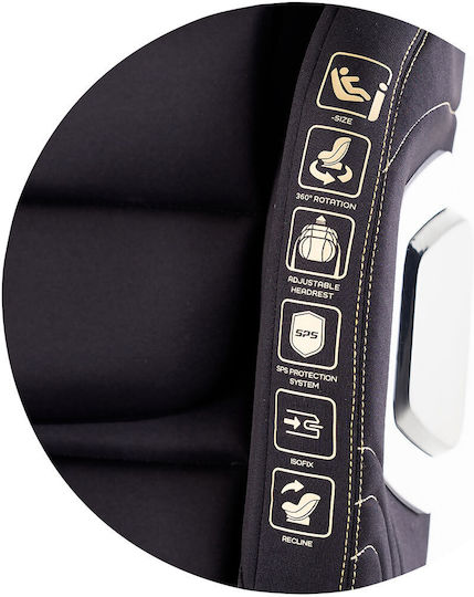 Chipolino Clima Air Детско Столче за Кола i-Размер с Isofix blackberry